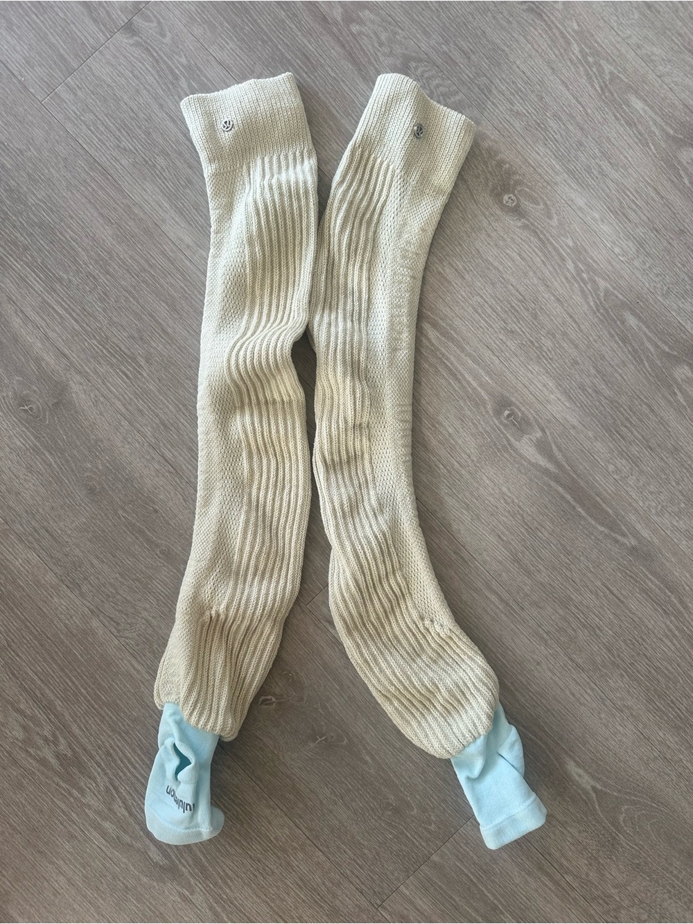 Lululemon Over the Knees Ribbed Knee-High Leg Warmers. Preowned